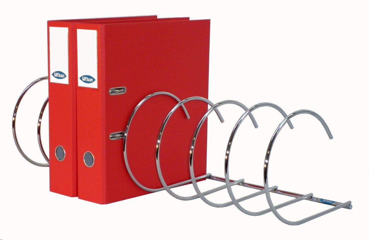 Spiral Lever Arch Holders - 8 Pocket - Silver