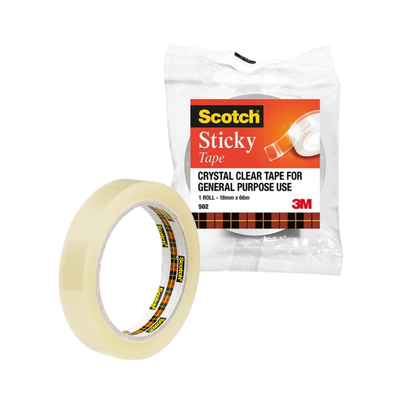 General Purpose Tape 18mm x 66m - single