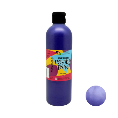 Metallic Violet 500mL - Star Tempera Poster Paint