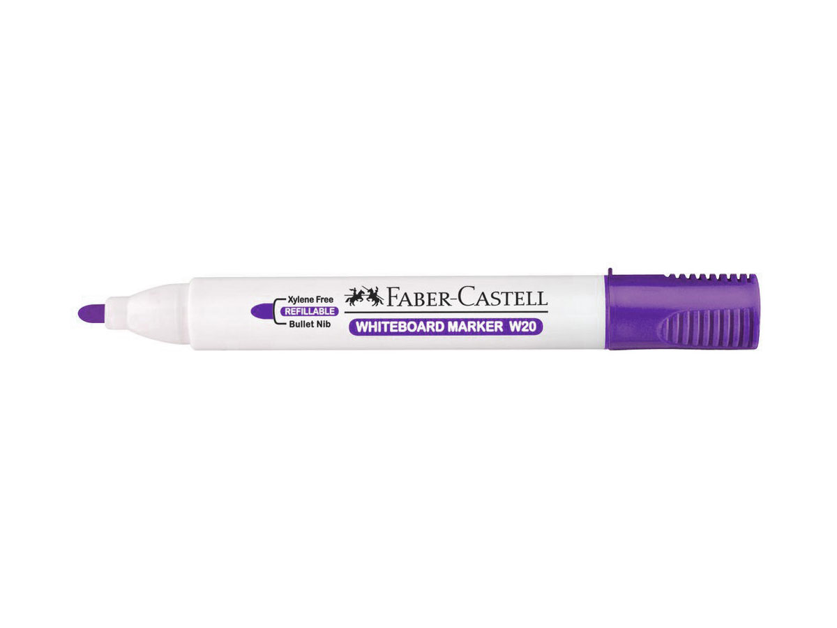 Violet - Bullet tip - Faber Castell Whiteboard Markers