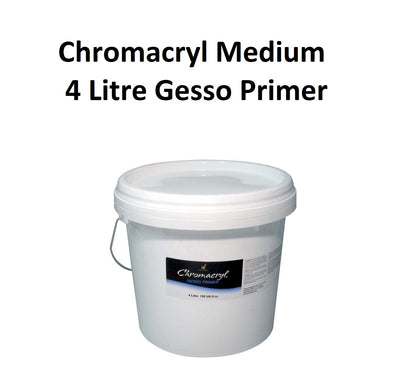 Chromacryl Medium - Gesso Primer 4 Litre