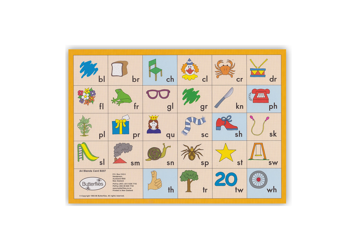 A4 Blends Cards