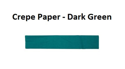 Crepe Paper - Dark Green