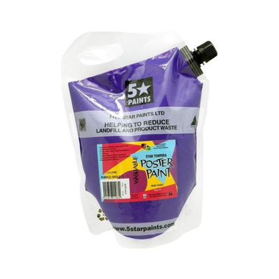 Purple 1.5L - Star Tempera Paint Pouch