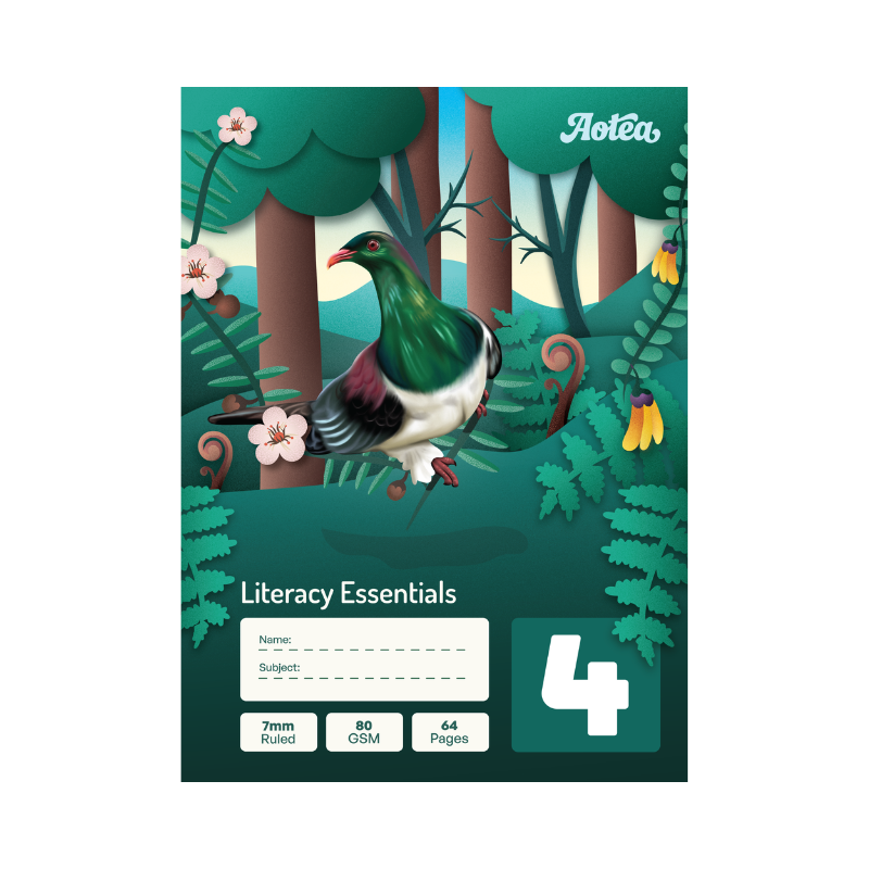 Aotea Literacy Essentials Book 4 (7mm Ruled)