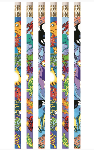 Sea Creatures - Merit Pencils (Bundle of 10)