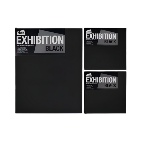 Black Exhibition Canvas