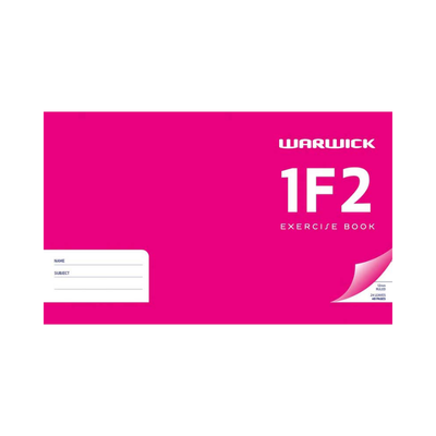1F2 - Exercise Book - 12mm Lined (Warwick)