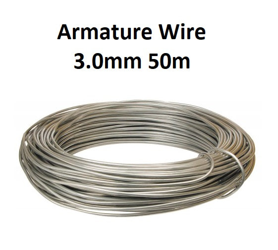 Soft Armature Wire 3.0mm x 50 Metres