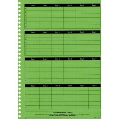 Teachers Planner Refill - 6 Period Refill