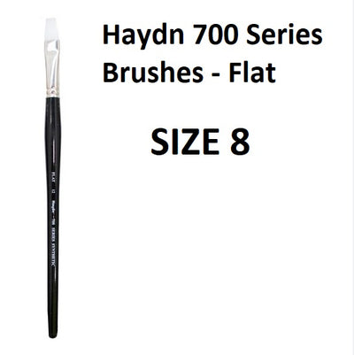 Size 8 - Haydn 700 Series Brushes - Flat