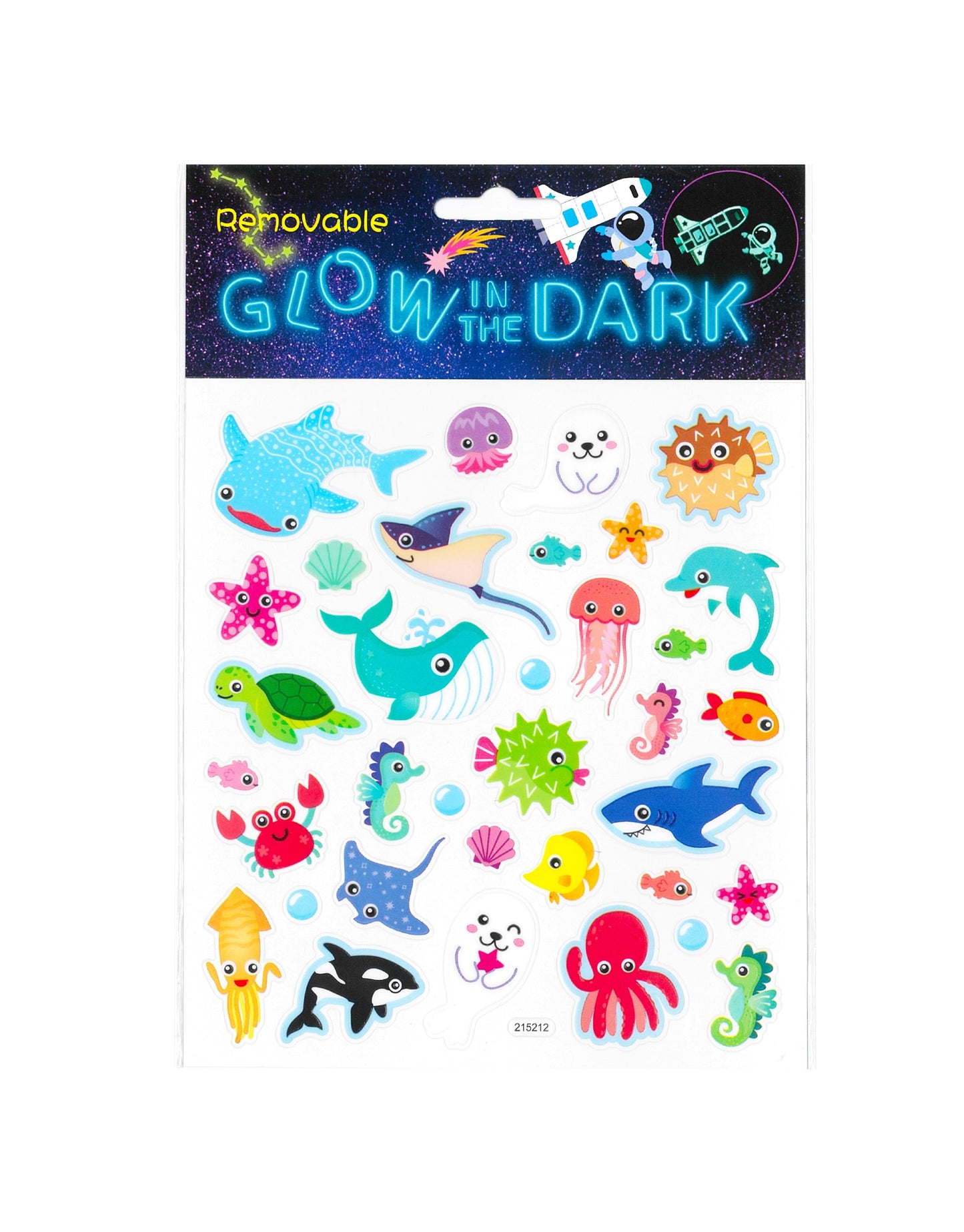 Glow in The Dark Merit Stickers