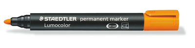 Orange - Bullet Tip Staedtler Permanent Markers