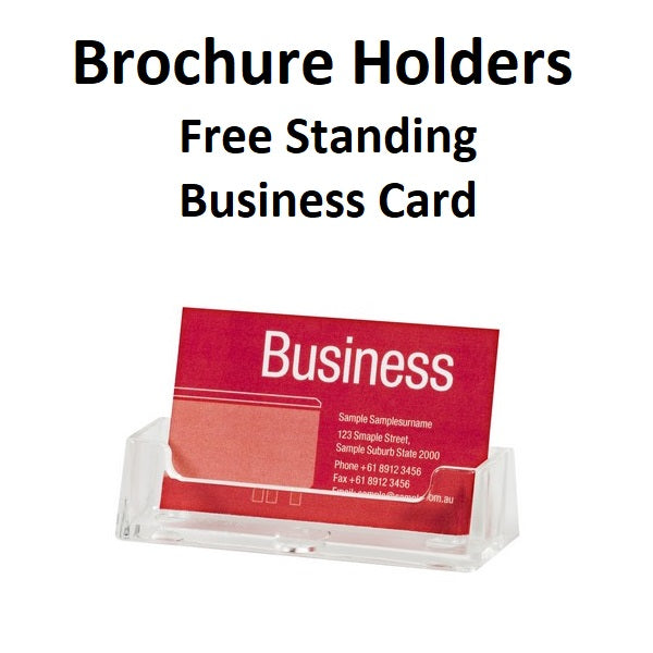Brochure Holders - Free Standing - Business Card
