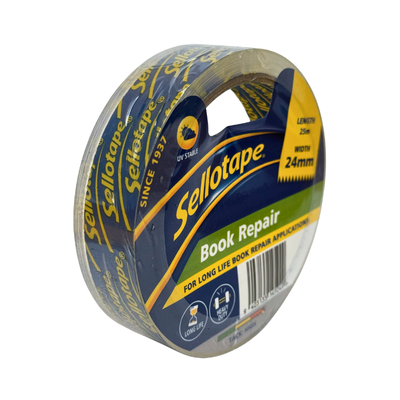 Sellotape Book Repair Tape - 24mm x 25m
