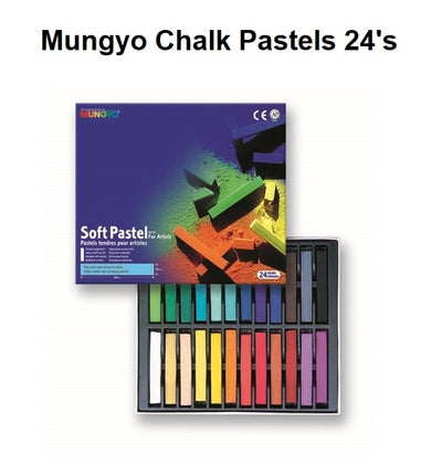 Mungyo Chalk Pastels - Standard 24's
