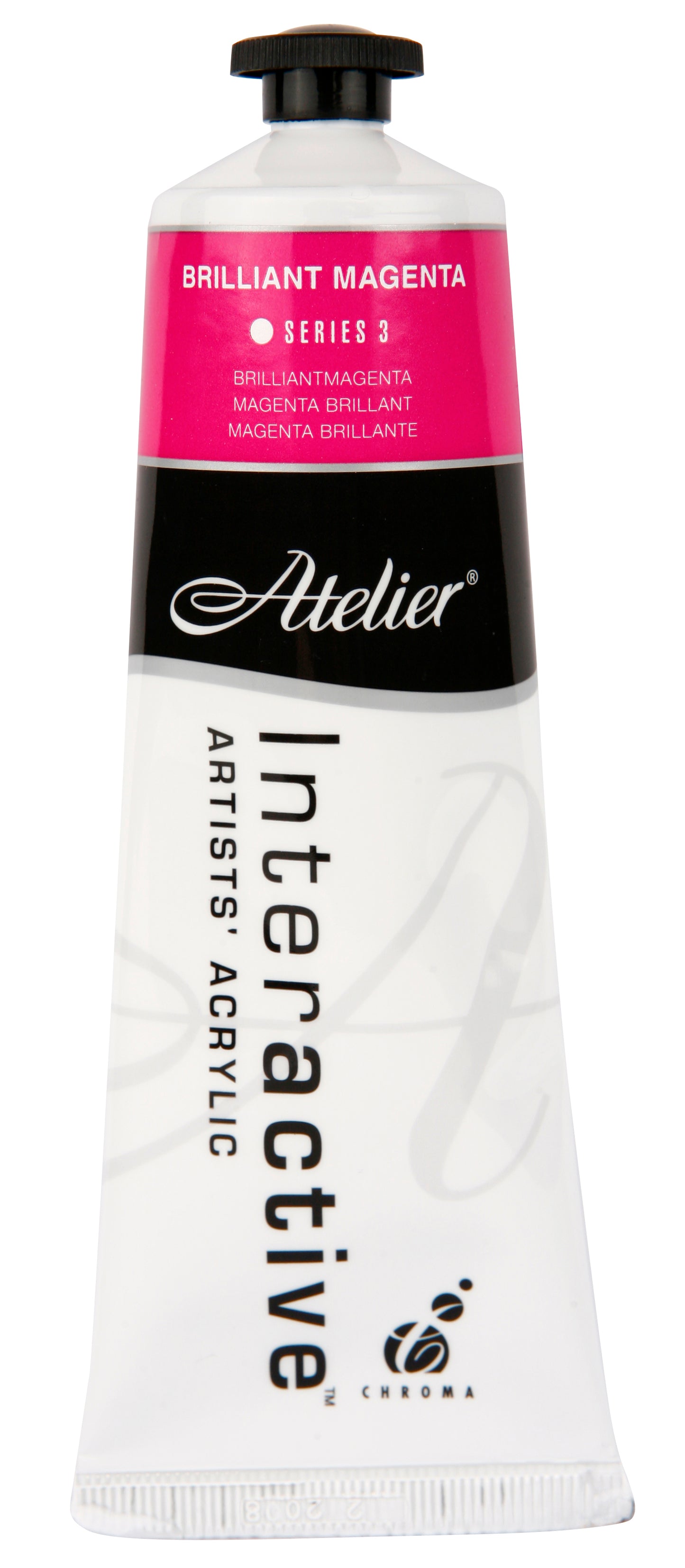 Brilliant Magenta 80ml - Atelier Acrylic Paint S3
