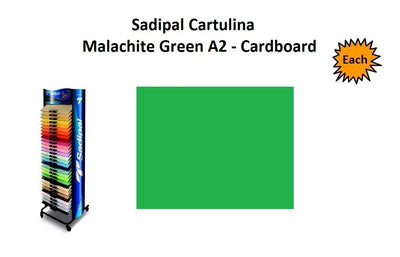A2 - Cardboard - Single Sheets - Malachite Green