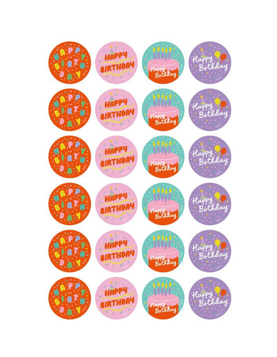 Birthday Merit Stickers