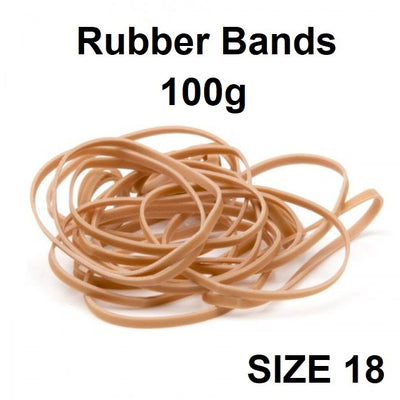 Size 18 - Rubber Bands 100g