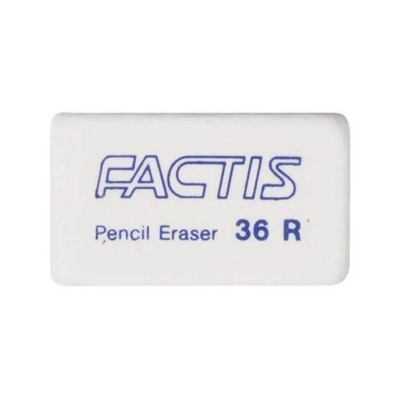 Rubber Eraser - Factis 36R Eraser
