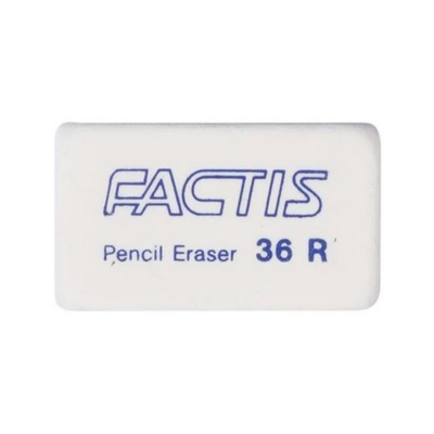 Rubber Eraser - Factis 36R Eraser