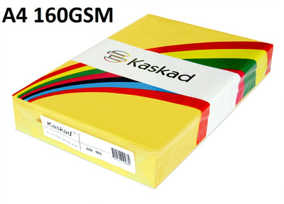 A4 Canary Yellow - Kaskad 160gsm 250 Sheets