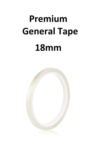 Premium General Clear Tape - 18mm x 75m