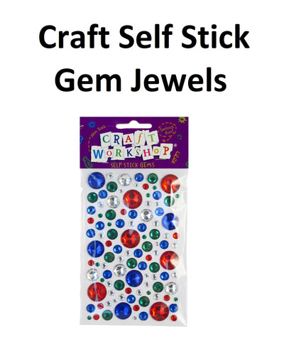 Craft Jewels - Self Stick Gems 50pcs