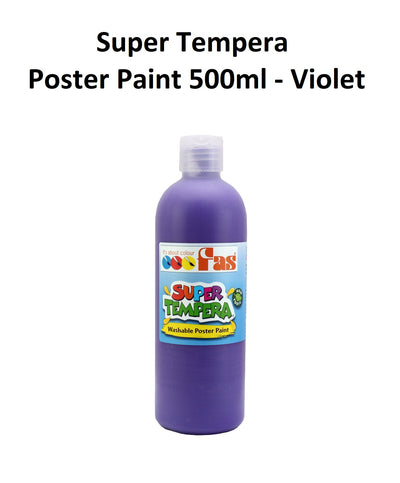 Violet 500mL - FAS Super Tempera Poster Paint