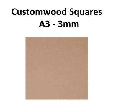 A3 - 3mm Customwood Squares