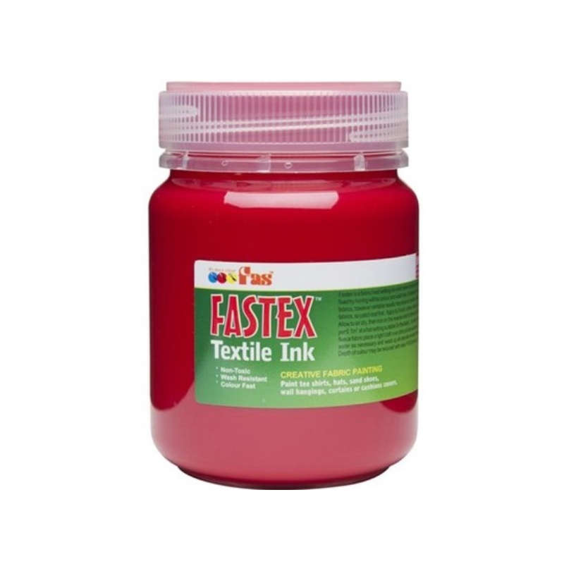 Crimson Red 250mL - FAStex Textile Inks