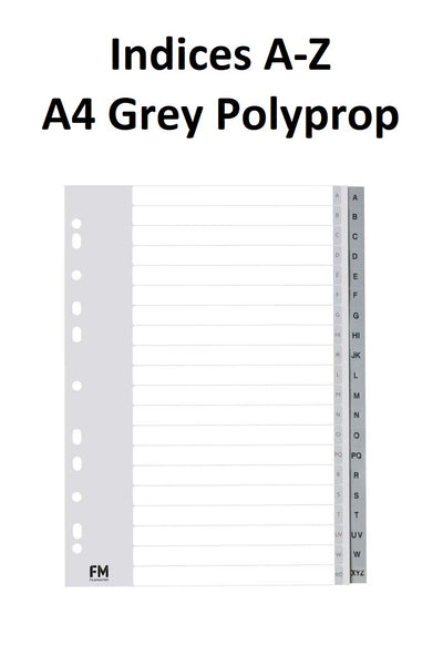 A-Z - Polyprop Indices