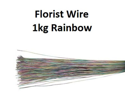 Florist Wire Rainbow 45cm 1Kg Pack