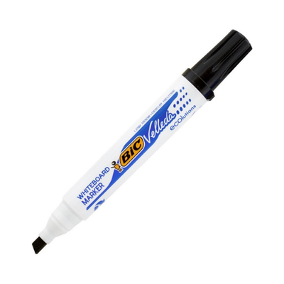 Black - Chisel Tip Bic Velleda Whiteboard Marker