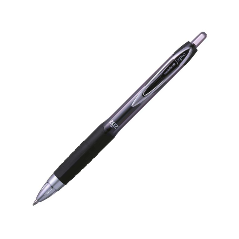 Uni-ball Signo Gel Pen 0.7mm - Retractable - Black