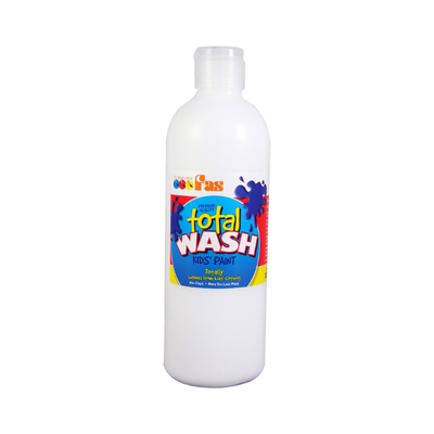 White 500mL - Total Wash Kids Paint