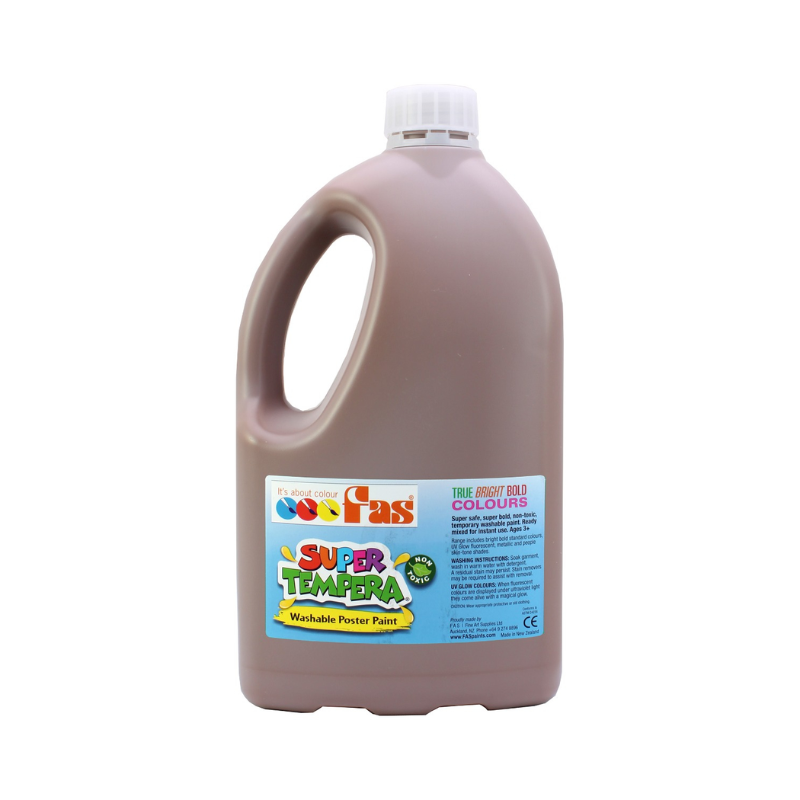 Umber (Brown) 2L - FAS Super Tempera Poster Paint