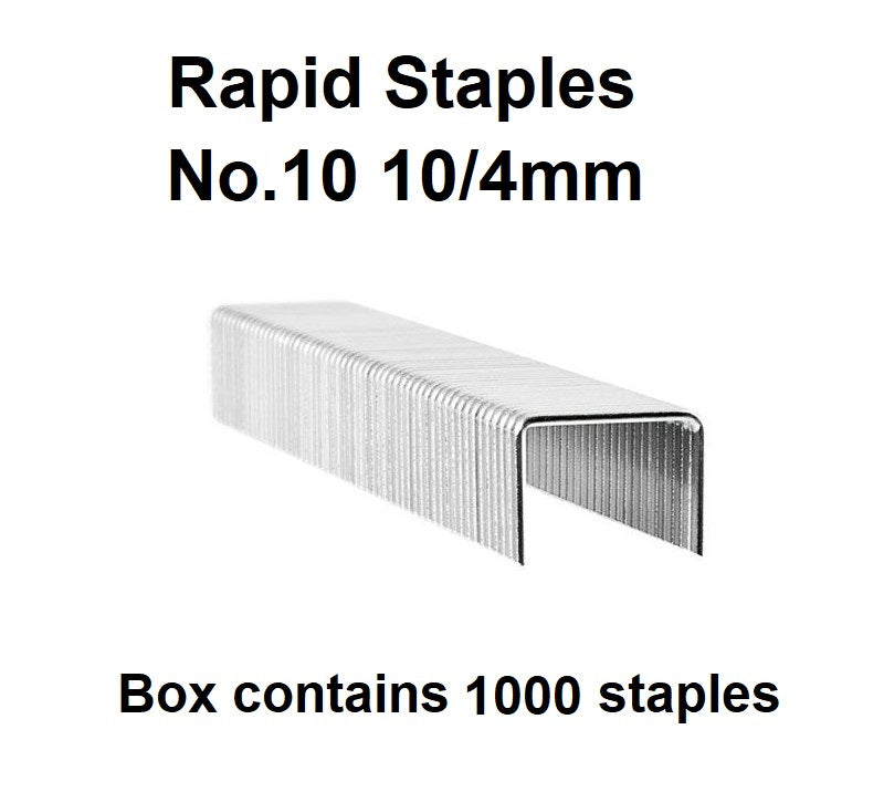 Staples - 10/4mm (No. 10) - Box of 1000