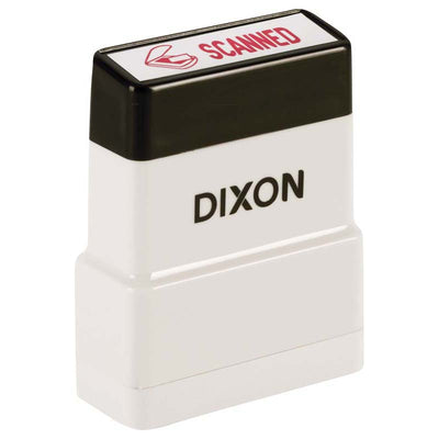 Self Inking Office Stamp - Scanned Red