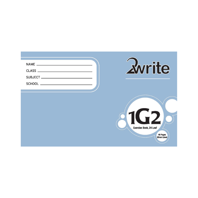 1G2 - Exercise Book - 25mm Lined
