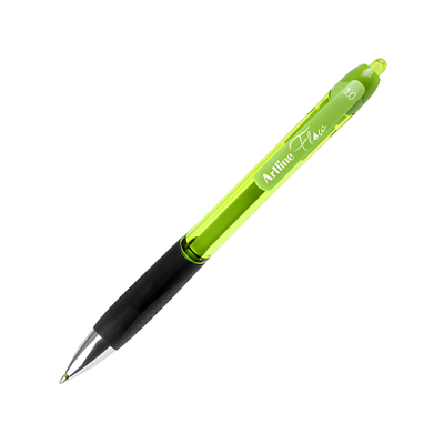 Artline Flow Retractable Gel Pen - Lime