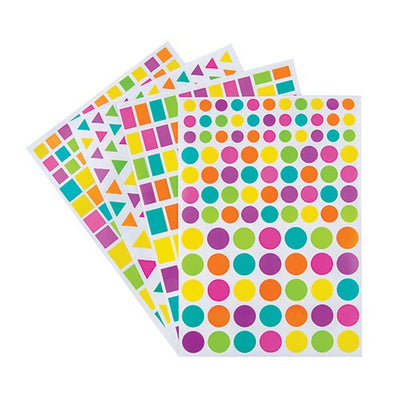 Adhesive Shapes Assorted 40 Sheets