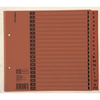 A-Z - Lever Arch Manilla Indices