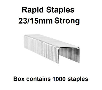 Staples - 23/15mm - Box of 1000