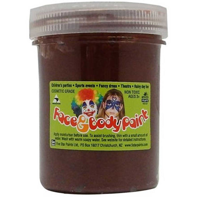 Brown 125ml - Five Star Face Paints