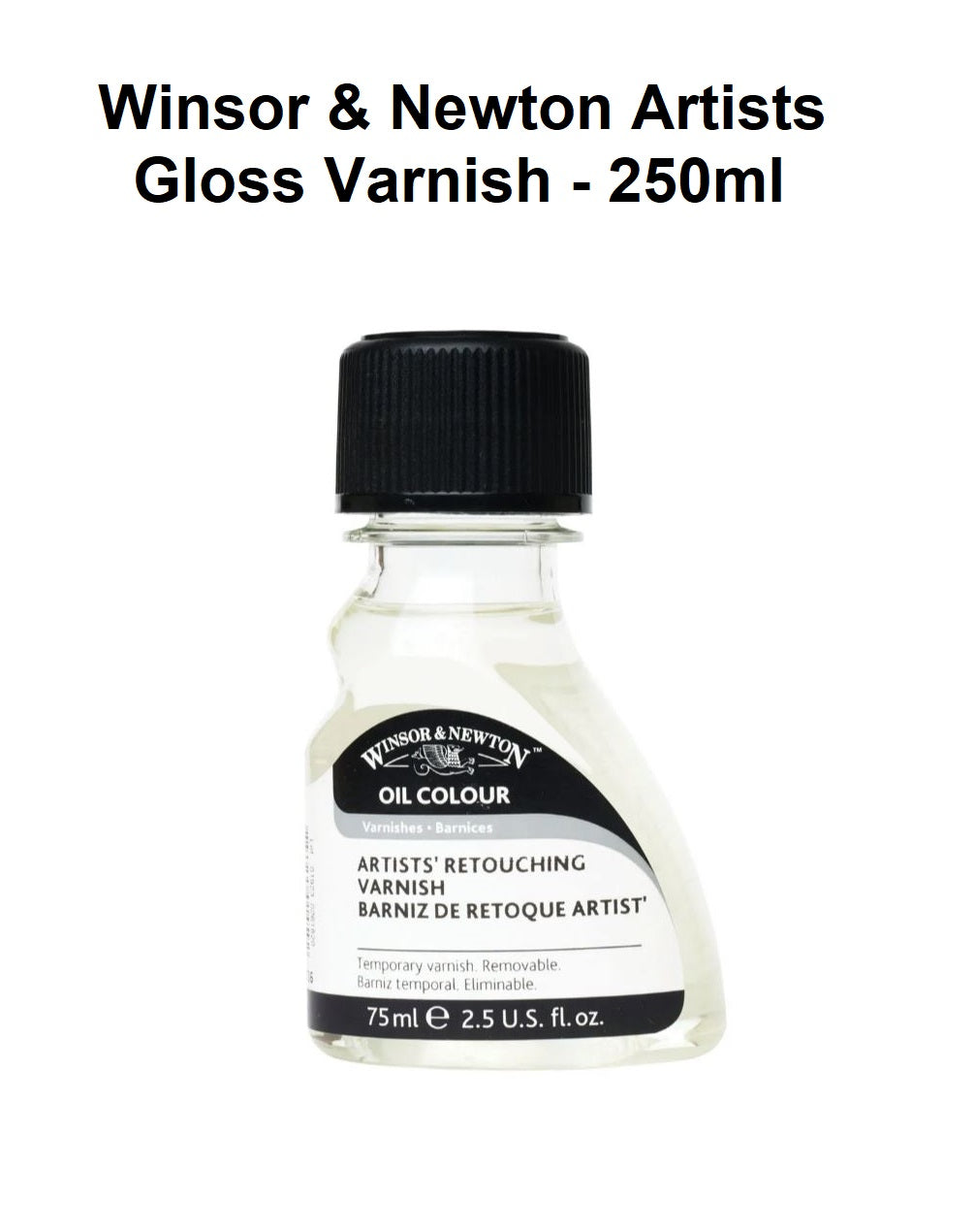 Winsor & Newton Artists' Gloss Varnish - 250mL