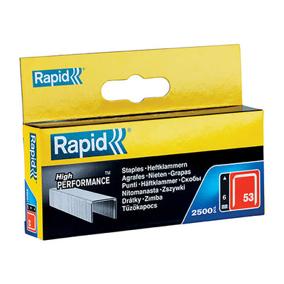 Rapid Staples - 53/6mm - Box of 2500