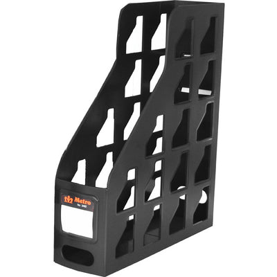 Metro Black - Plastic Magazine Rack