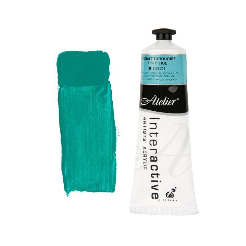Cobalt Turquoise Light Hue 80ml - Atelier Acrylic Paint S2